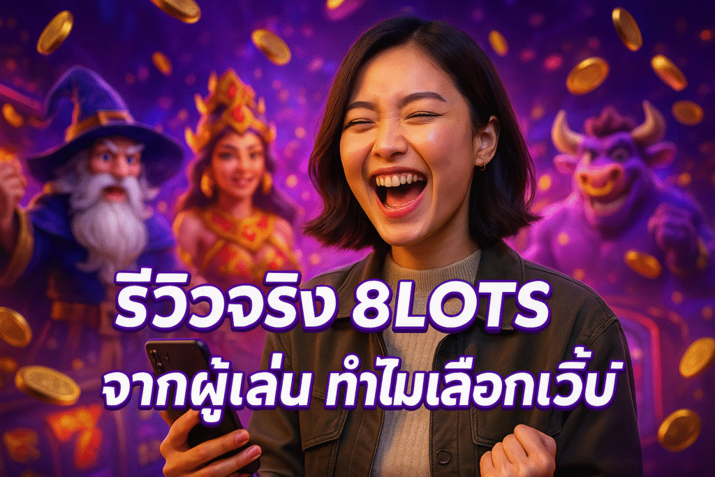 รีวิวจริง 8LOTS จากผู้เล่น ทำไมเลือกเว็บนี้