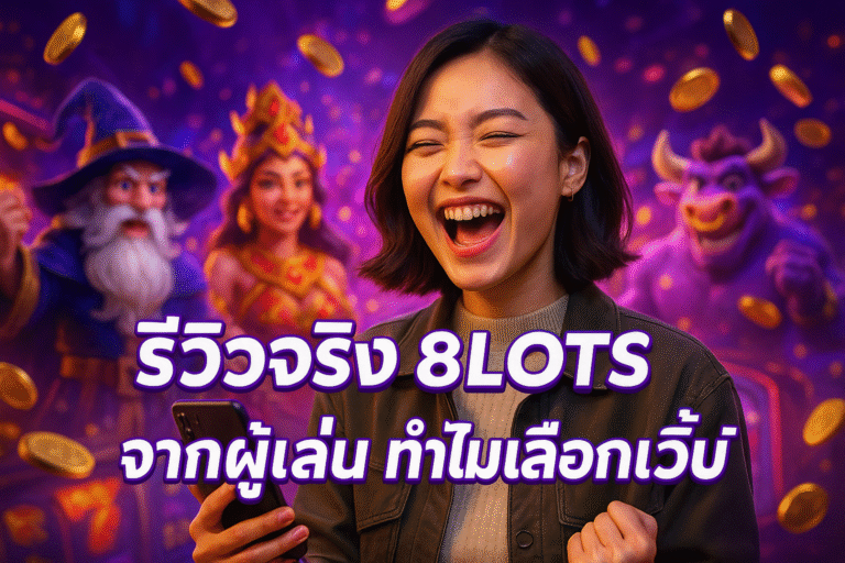 รีวิวจริง 8LOTS จากผู้เล่น ทำไมเลือกเว็บนี้