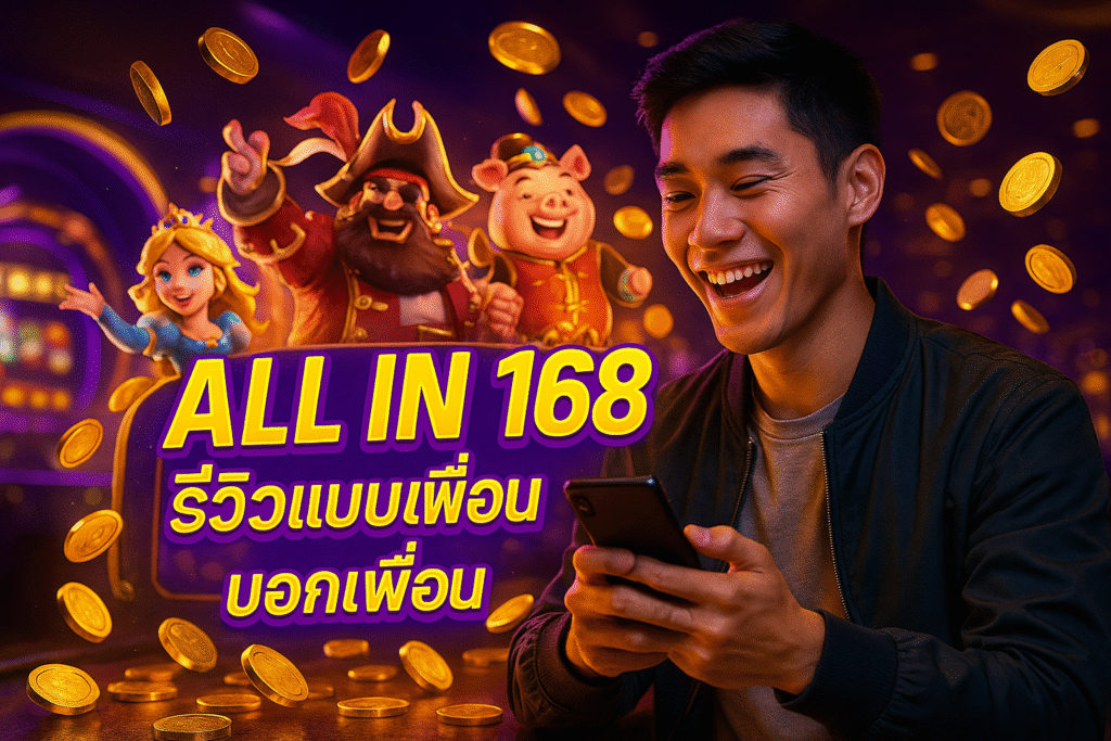 ALL IN 168 ดีไหม รีวิวแบบเพื่อนบอกเพื่อน