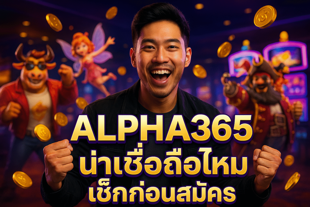 ALPHA365 น่าเชื่อถือไหม เช็กก่อนสมัคร